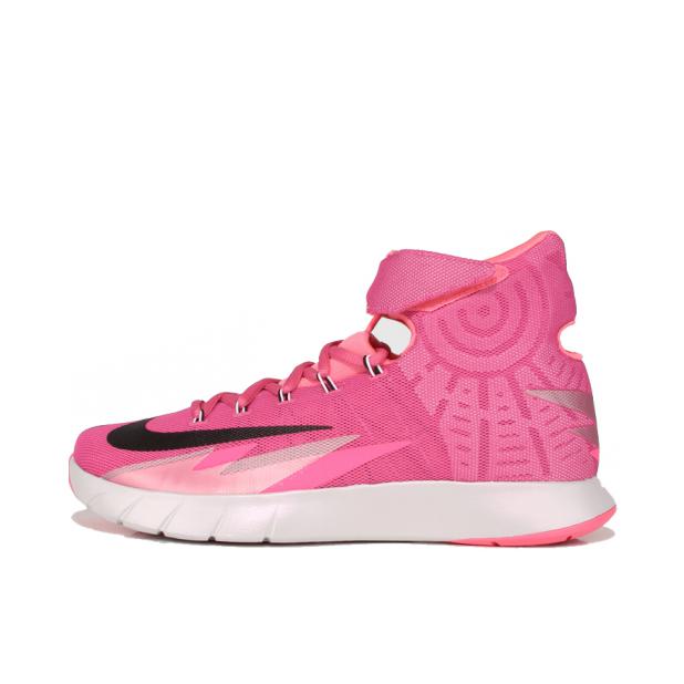 推荐商品：Nike Zoom HyperRev 2014 防滑耐磨 舒适减震 圆头 运动潮流 实战 篮球鞋 Think Pink Kay Yow 粉红
