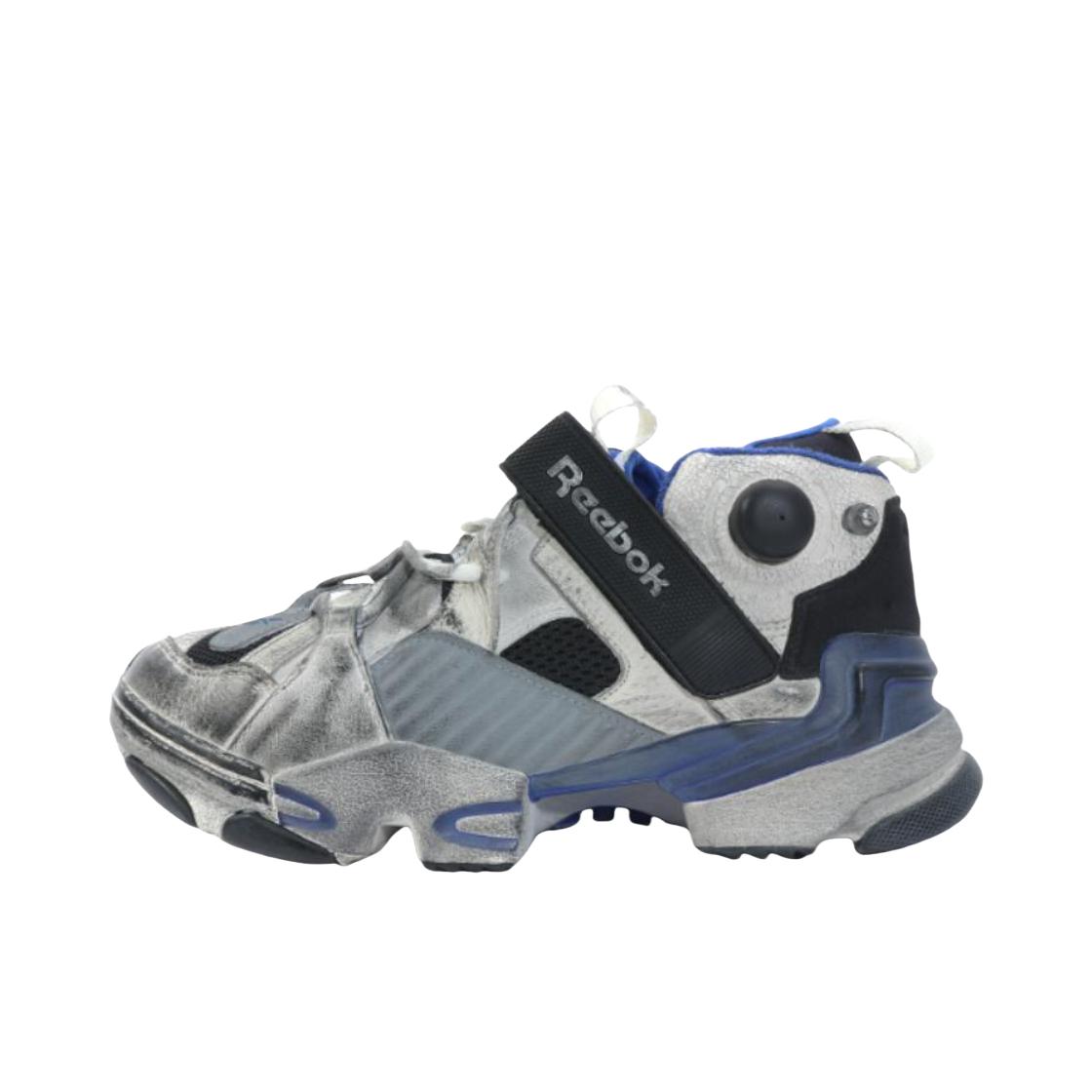 推荐商品：Reebok/锐步 Genetically Modified Pump 运动休闲鞋 防滑耐磨 灰色 