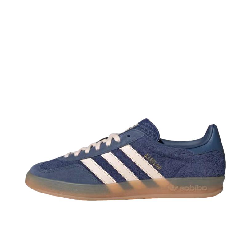 推荐商品：adidas Originals Gazelle T头鞋 德训鞋 板鞋 轻便复古薄底舒适百搭减震耐磨贴合圆头 棕色/深蓝色