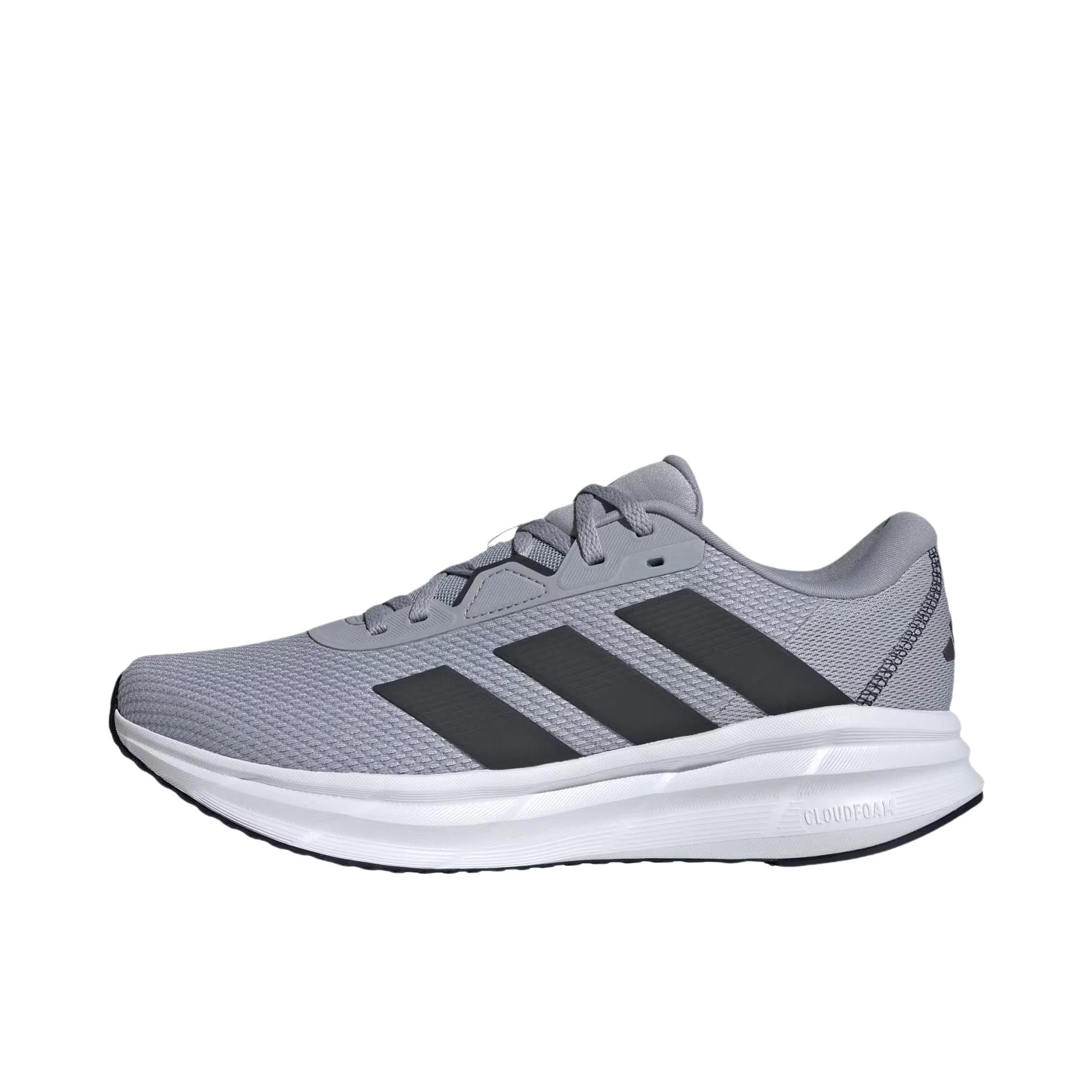 推荐商品：adidas Galaxy 7 跑鞋 防滑耐磨网面透气缓震回弹轻便舒适百搭支撑排汗贴合 灰色/黑色