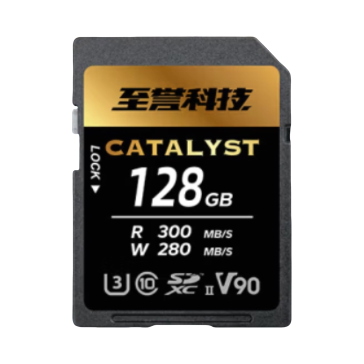 推荐商品：至誉科技 TF内存卡 适用音箱相机 U3 V90 UHS-II Catalyst系列