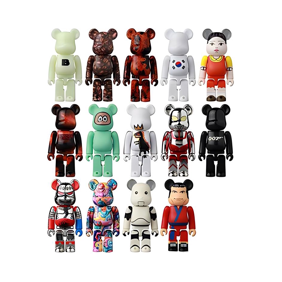 推荐商品：Bearbrick/积木熊 44代100%系列 盲盒