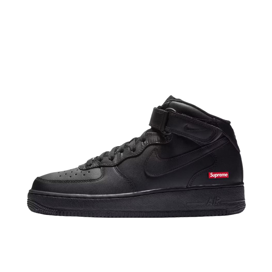 推荐商品：Nike Air Force 1 空军一号 板鞋 轻便舒适百搭耐磨防滑复古 中帮/Supreme联名/黑色