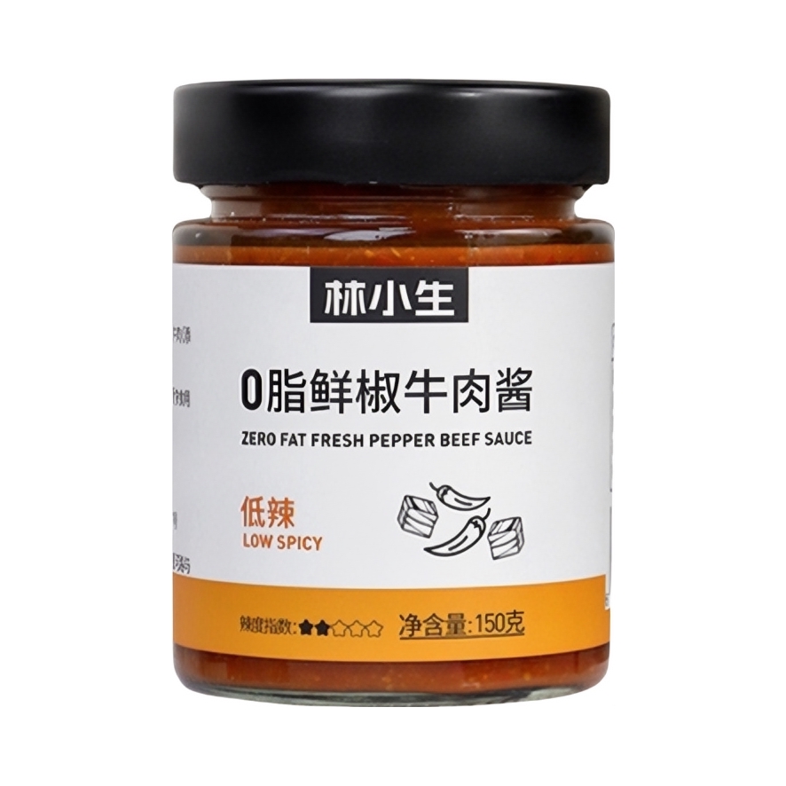 推荐商品：林小生 0脂肪牛肉酱 150g 瓶装