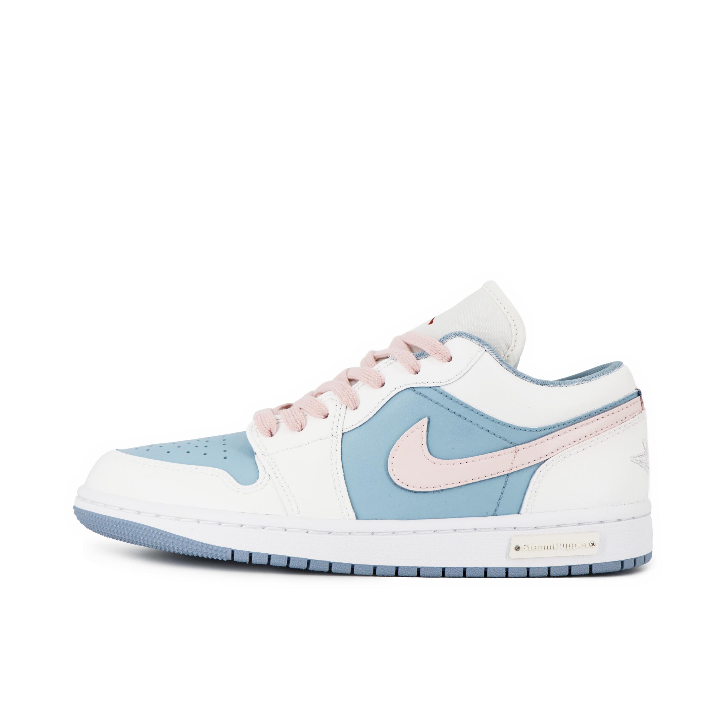 推荐商品：【定制球鞋】Air Jordan 1 减震 耐磨 透气 平跟 复古 潮流 简约 包裹性 防滑 轻便 支撑 增高 板鞋 女款/香草马卡龙 