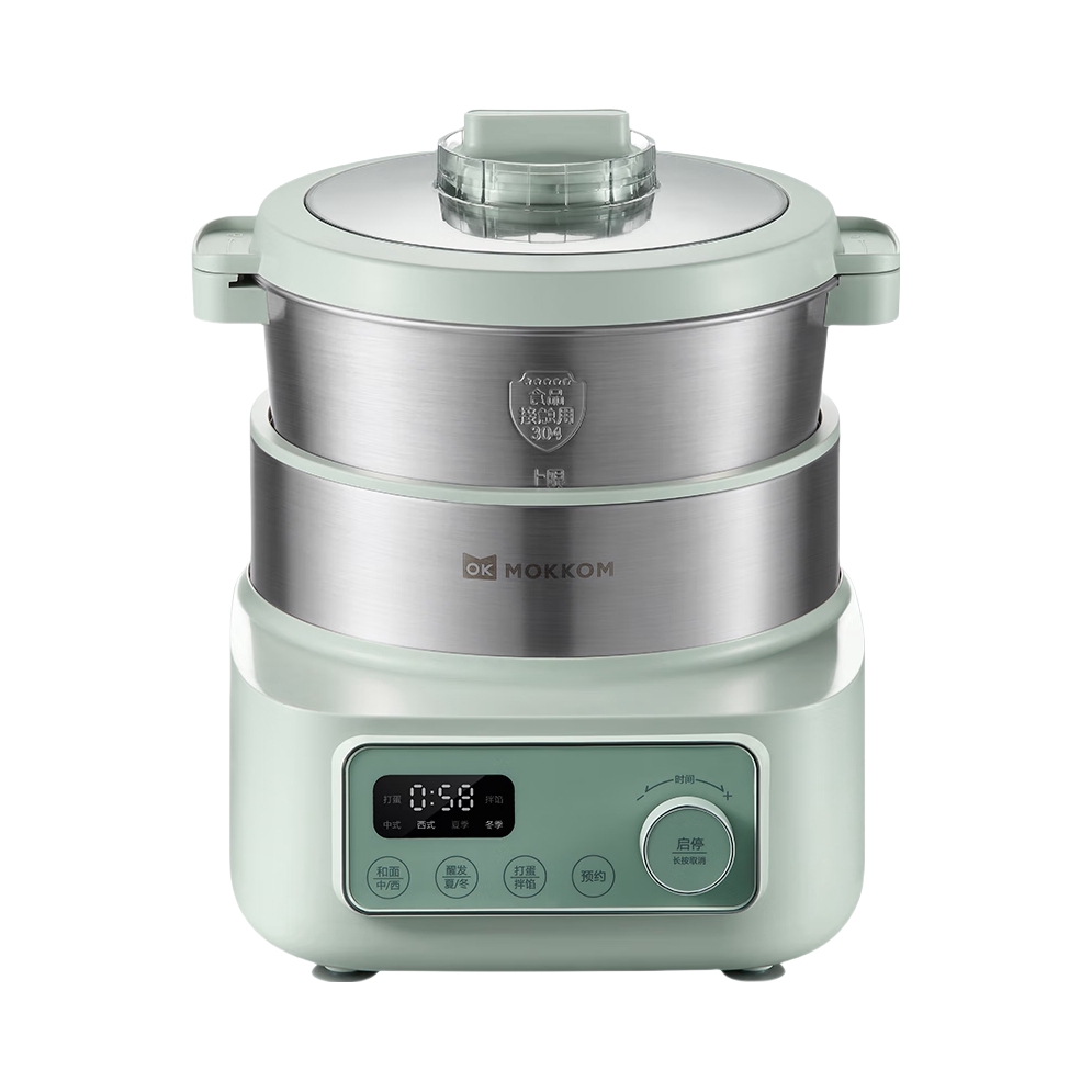 推荐商品：mokkom/磨客 和面机 智能预约 环绕发热 MK-173