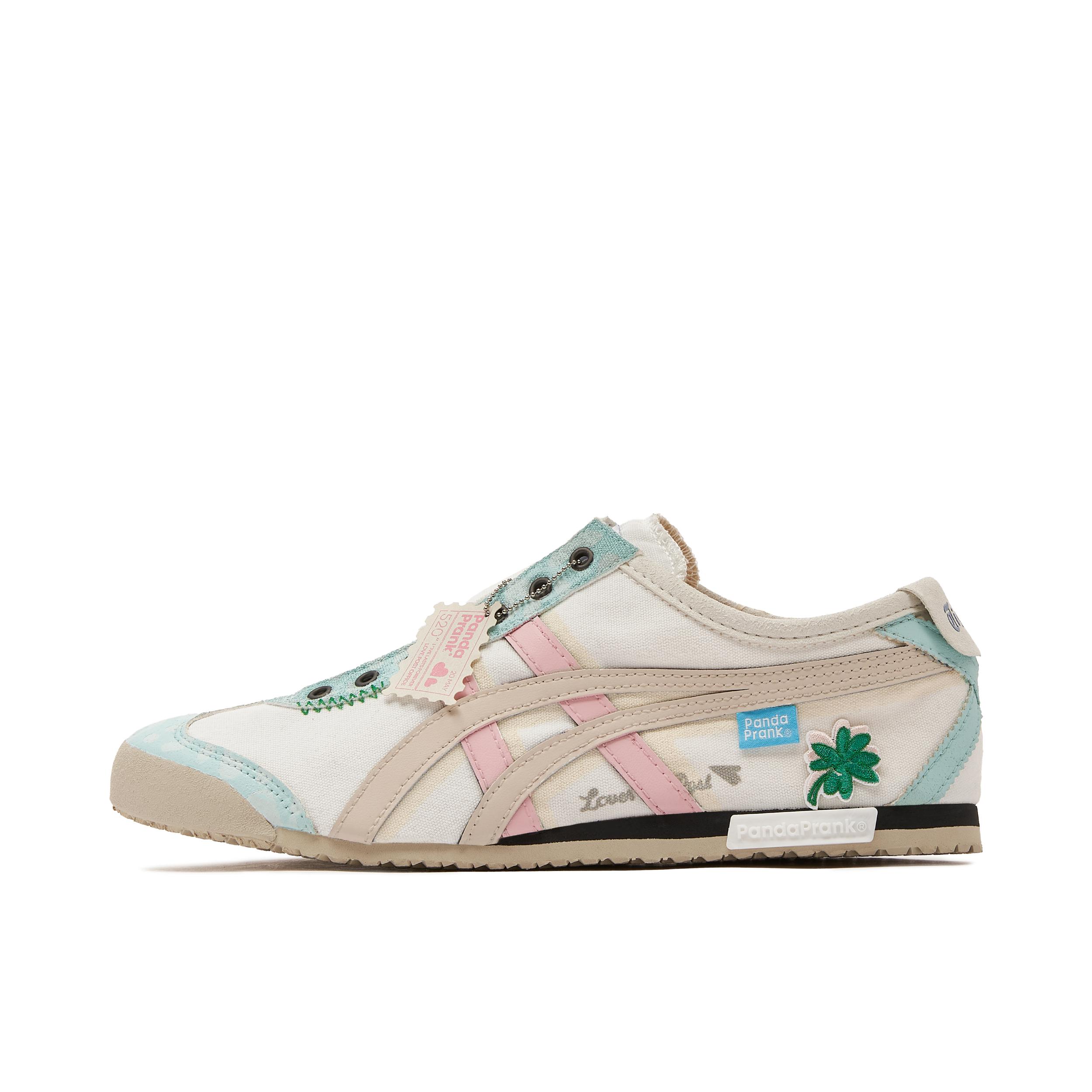 推荐商品：【定制球鞋】Onitsuka Tiger Mexico 66 Slip-on 舒适轻便 防滑耐磨 防水 合成革 手绘 织物 一脚蹬 包裹性 德训鞋 增高 运动休闲鞋 恋上夏季