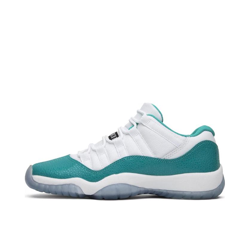 推荐商品：Jordan Air Jordan 11 篮球鞋 复古百搭防滑耐磨舒适缓震轻便支撑 低帮/GS/湖水绿