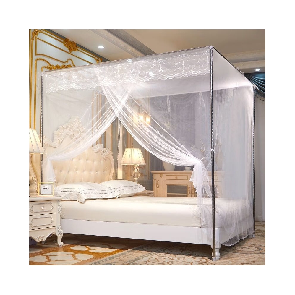 推荐商品：哈骆顿 三开门 家用卧室免安装蚊帐