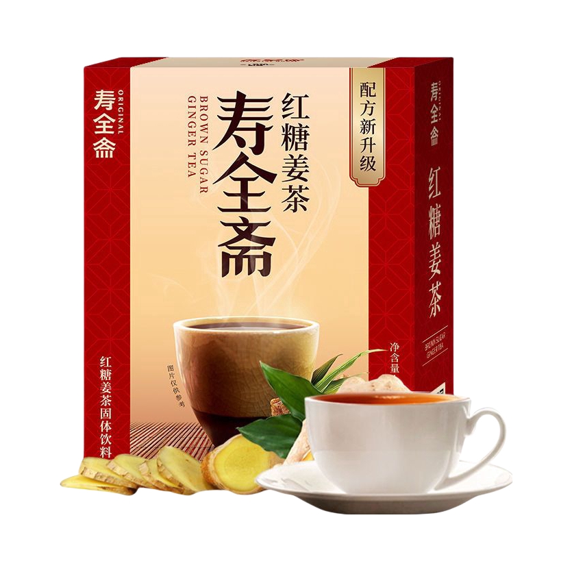 推荐商品：寿全斋 姜茶 120g 盒装 红糖