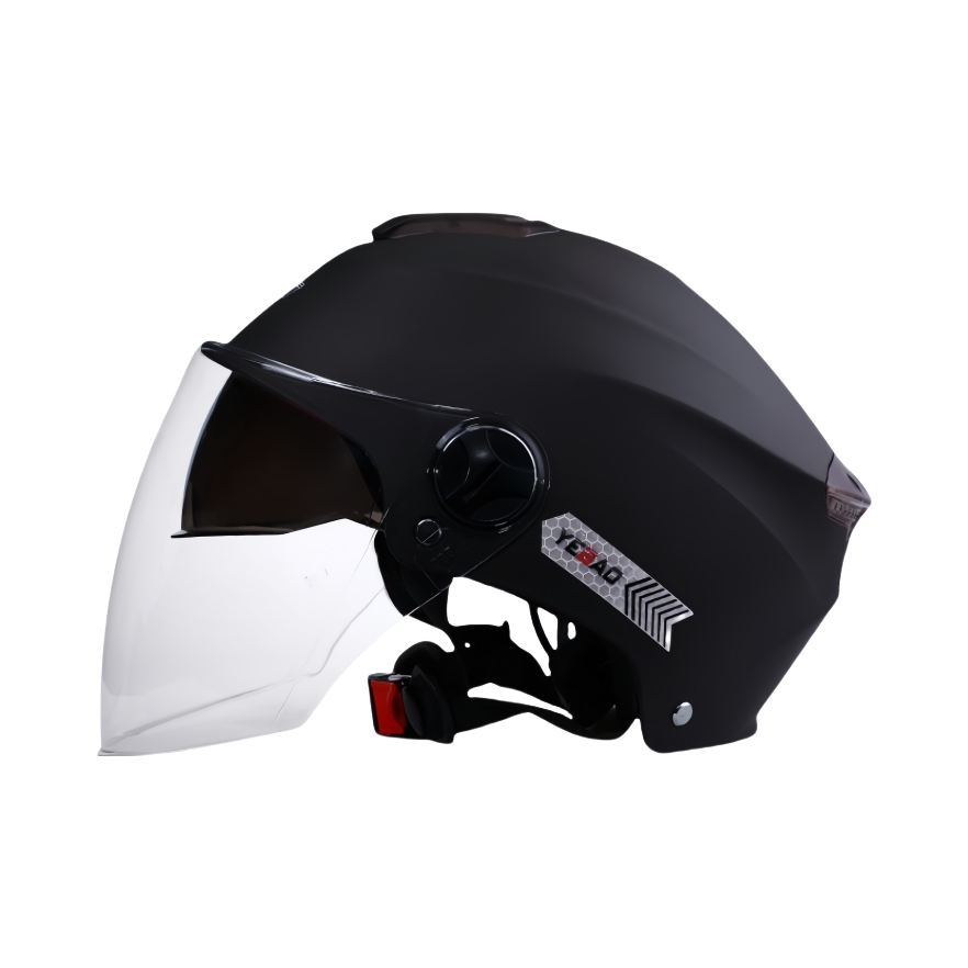 推荐商品：YEBAO 半盔 双镜片 新国际 3c认证 轻量化 电动车头盔