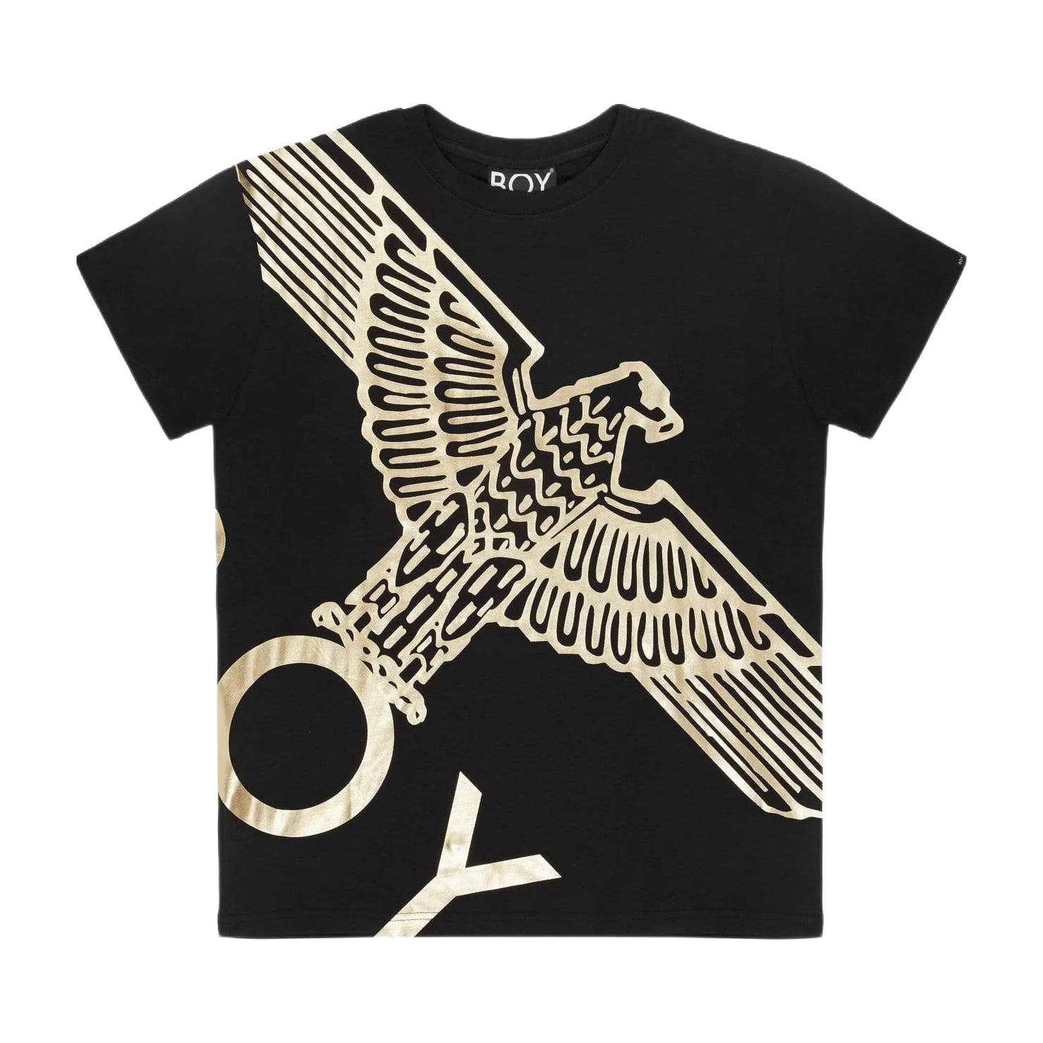 Boy London 大LOGO字母印花套头圆领宽松TEE短袖T恤 男女同款 BOYDX03