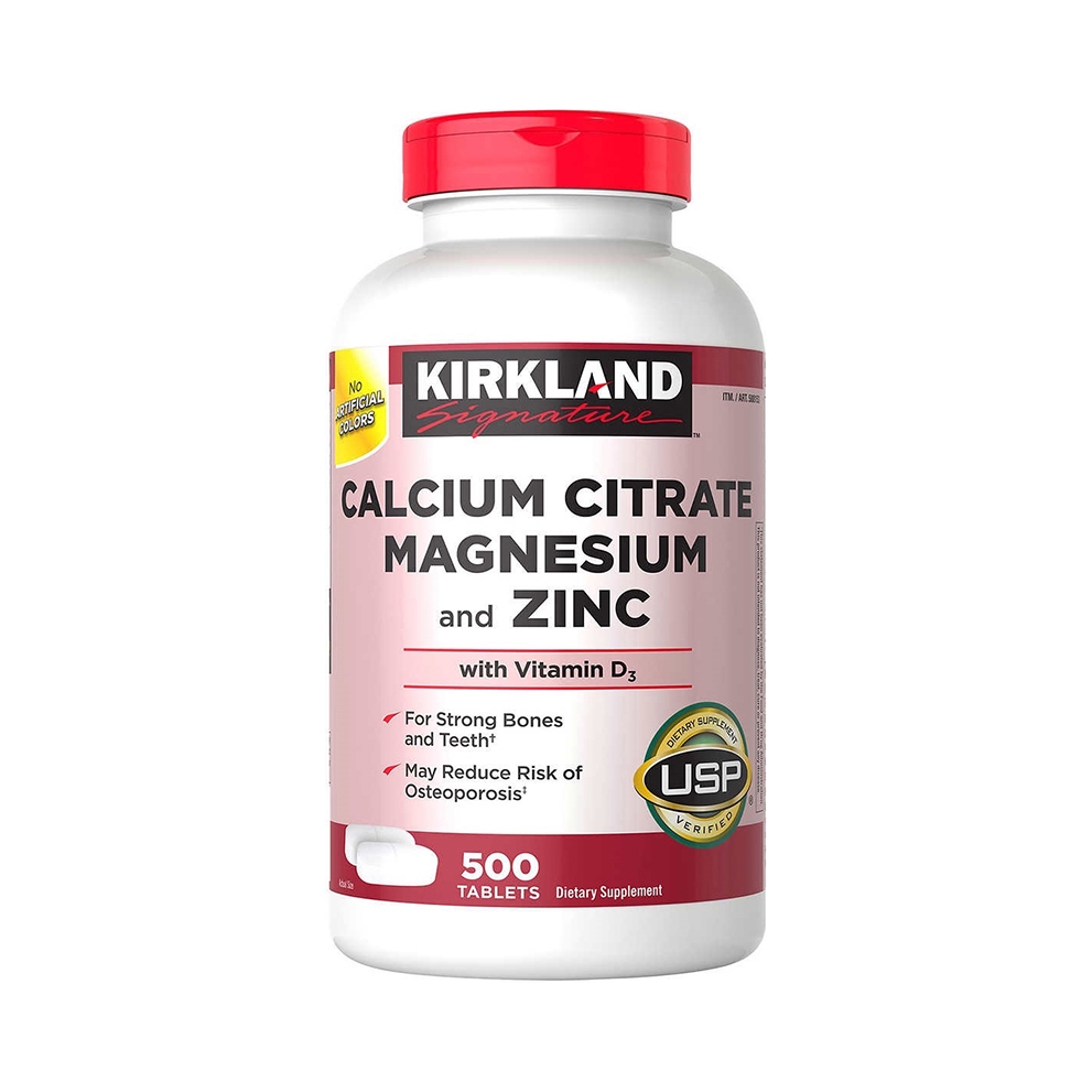 推荐商品：Kirkland/柯克兰 维生素D3 钙镁锌