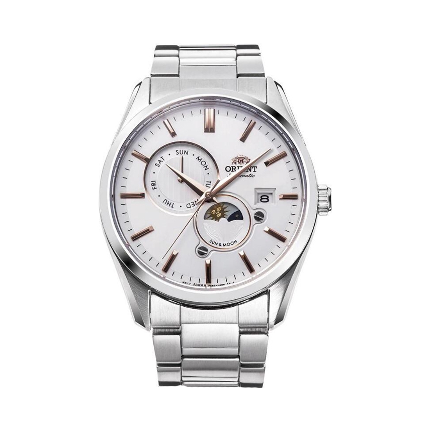 推荐商品：ORIENT/东方双狮 50米防水不锈钢表带自动手动机械男士手表