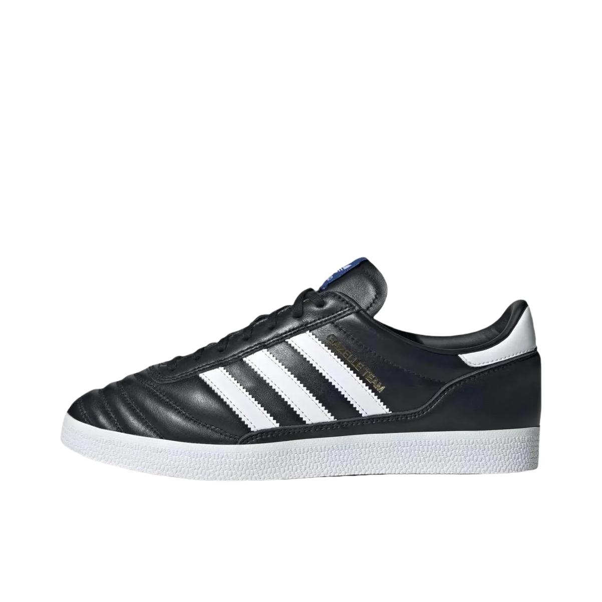 推荐商品：adidas Originals Gazelle T头鞋 德训鞋 板鞋 轻便复古薄底舒适百搭减震耐磨贴合圆头 深黑色