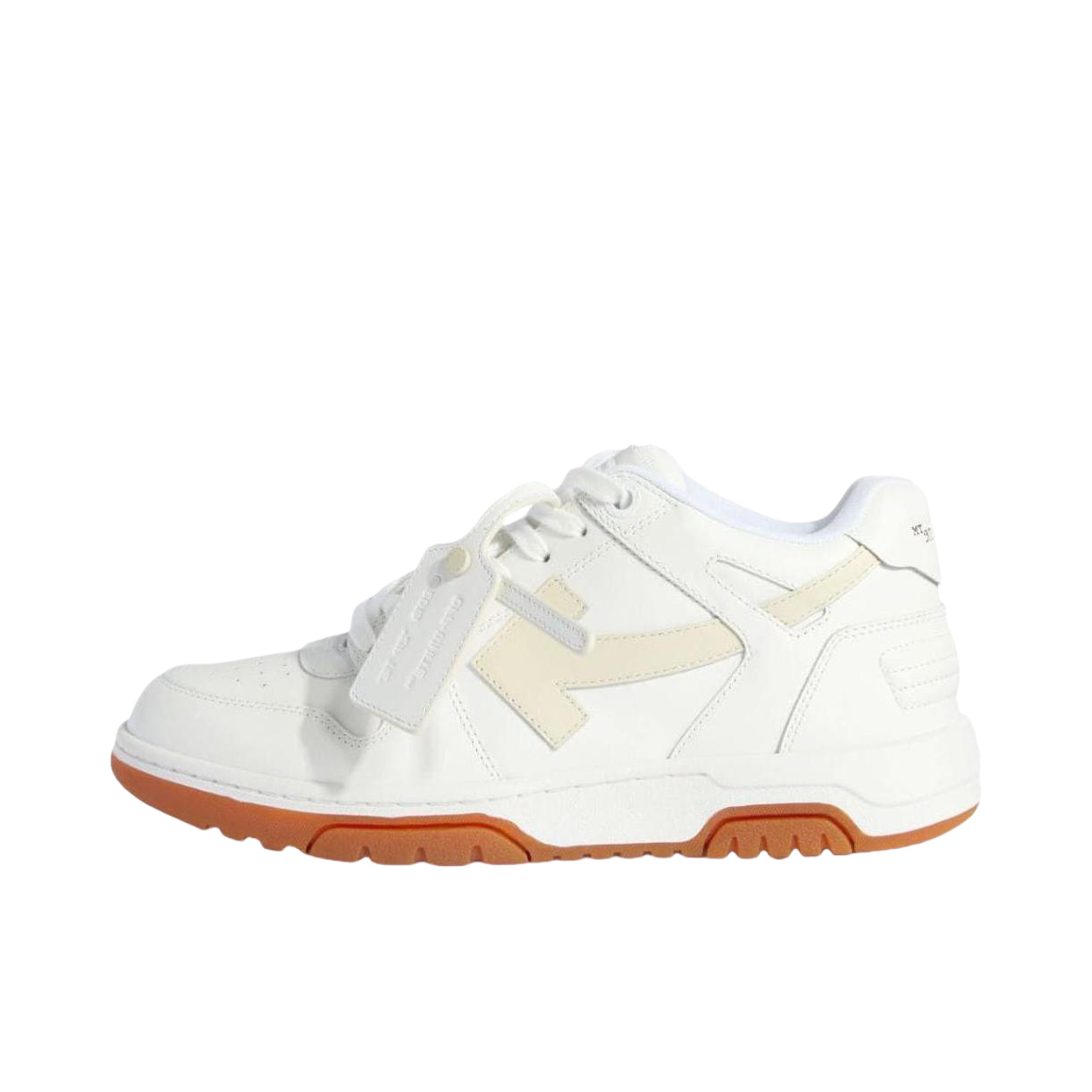 推荐商品：OFF-WHITE Out Of Office 时尚简约 休闲百搭 舒适圆头 防滑耐磨 牛皮 板鞋 男款/白色