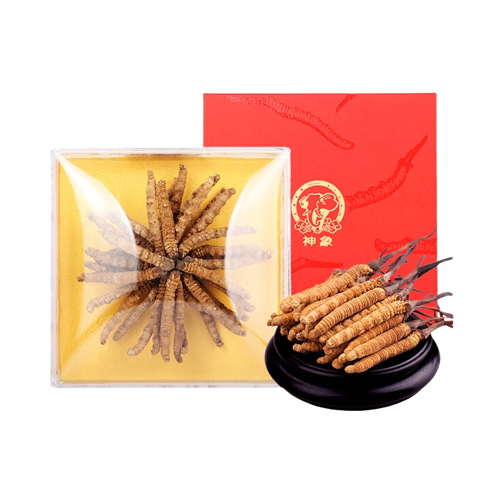 推荐商品：神象 西藏那曲冬虫夏草 盒装 扎花高海拔