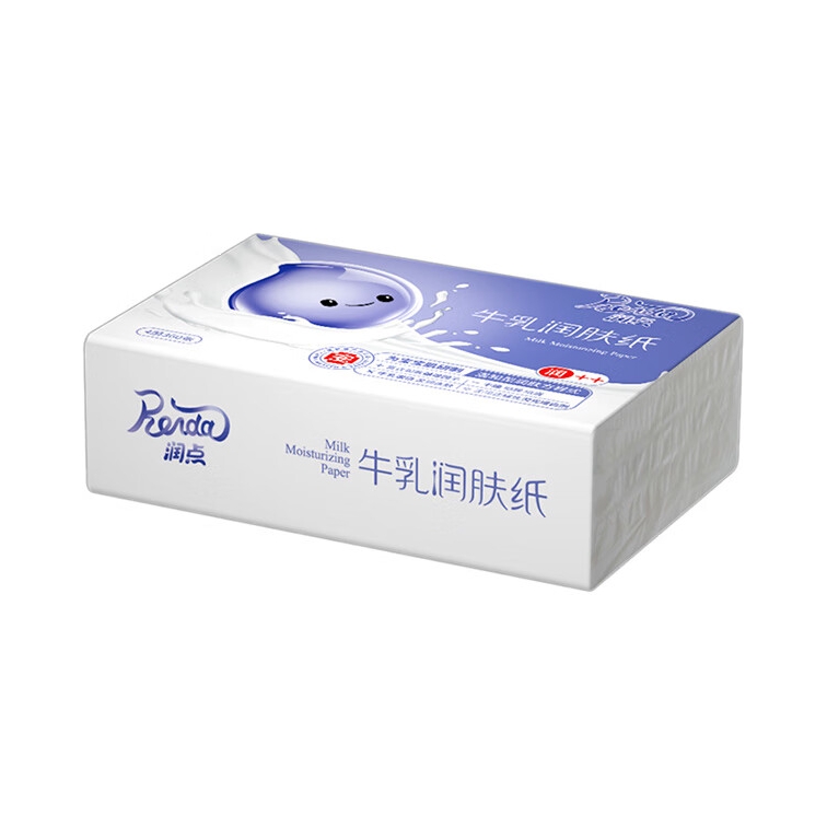 推荐商品：润点 牛乳润肤纸保湿乳霜纸