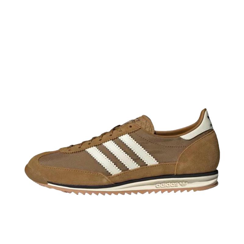 推荐商品：【马思纯同款】 adidas Originals SL 72 T头鞋 德训鞋 运动休闲鞋 轻便防滑耐磨透气舒适简约复古 古铜色