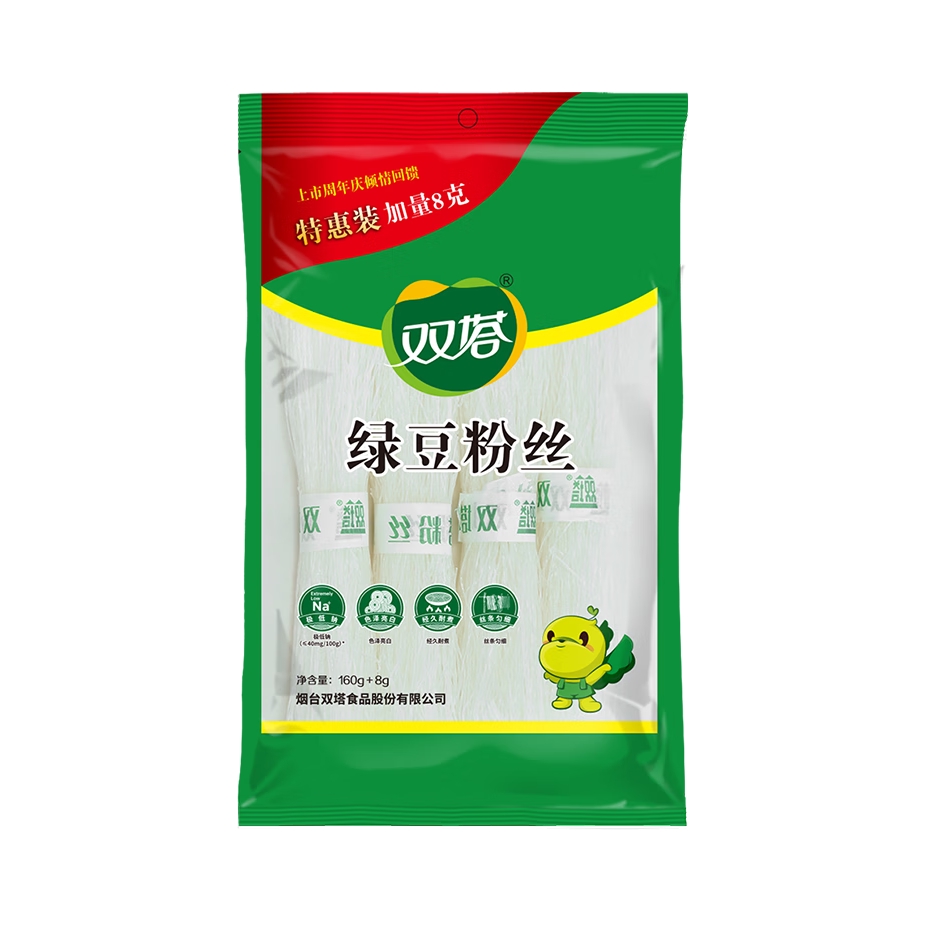 推荐商品：双塔 绿豆粉丝 袋装