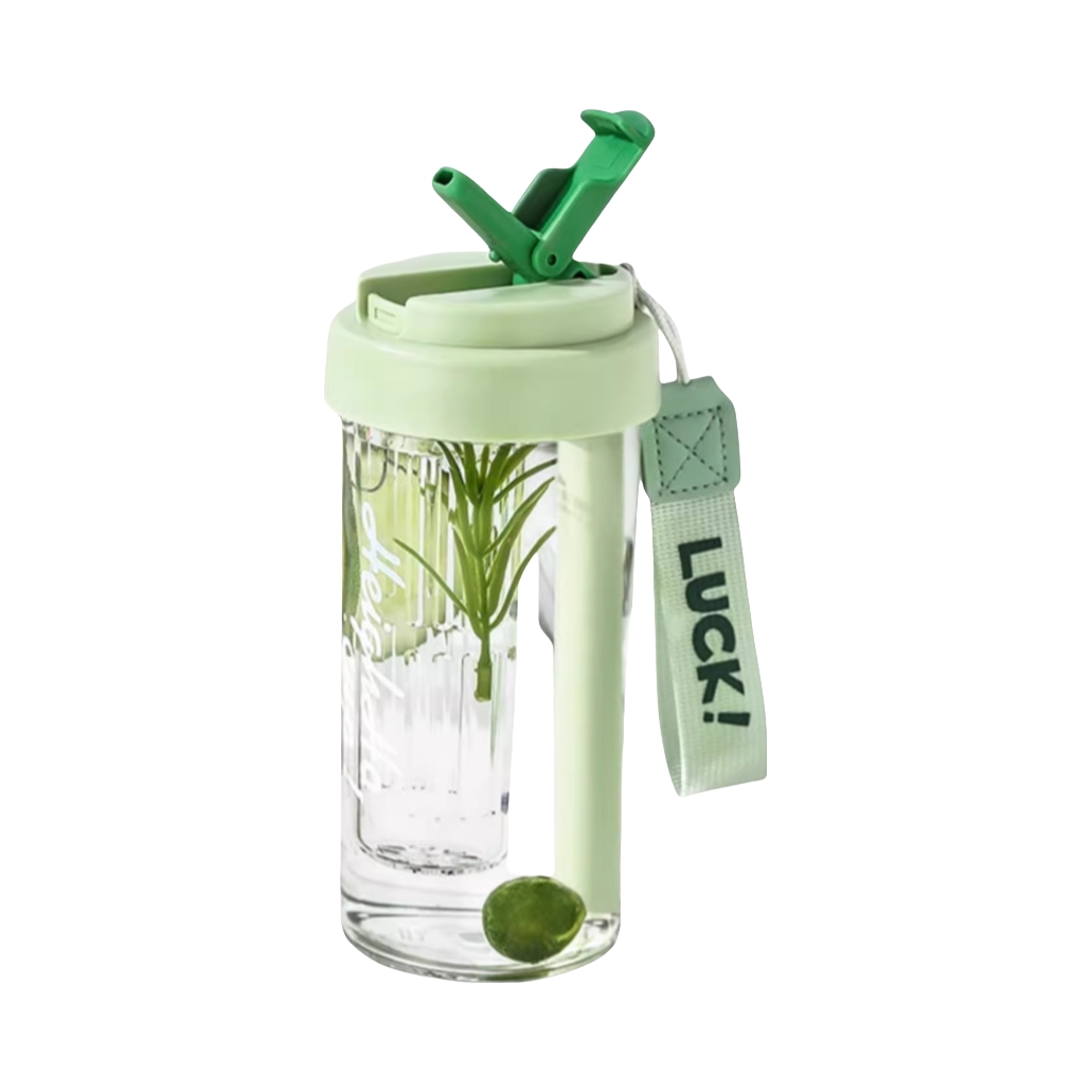 推荐商品：CROSSOVER/跨界 x-77 600ml tritan材质 塑料水杯耐高温带茶隔双饮防摔