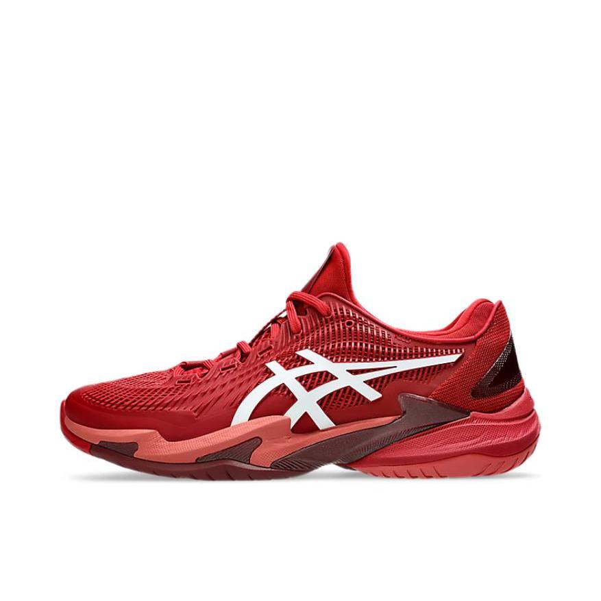 推荐商品：Asics/亚瑟士 Court FF 3 Novak 全能型 缓震 网面透气 耐用稳定 网球鞋 红色/白色