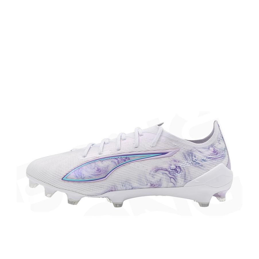 推荐商品：Puma/彪马 Ultra 5 Carbon FG 胶质长钉 天然草地 防滑 支撑 平跟 贴合 足球鞋 白色/紫色