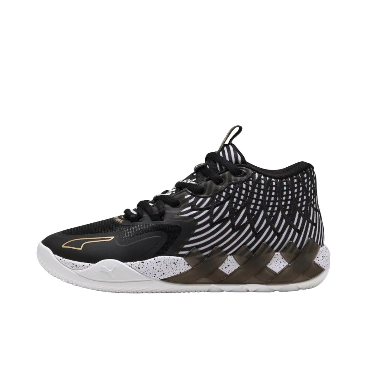 推荐商品：Puma/彪马 MB.01 拉梅洛鲍尔1代 Nitro Foam 篮球鞋 支撑包裹性 Foot locker联名/白色/黑色/金色