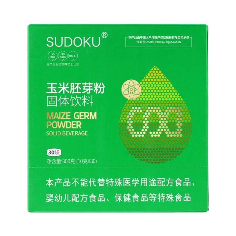 推荐商品：SUDOKU 未来生物 玉米胚芽粉固体饮料 低聚肽营养冲饮