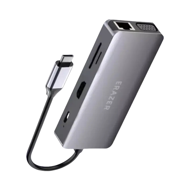 Lenovo/联想 XC10V 10合1 拓展坞 小巧便携 接口齐全 银色