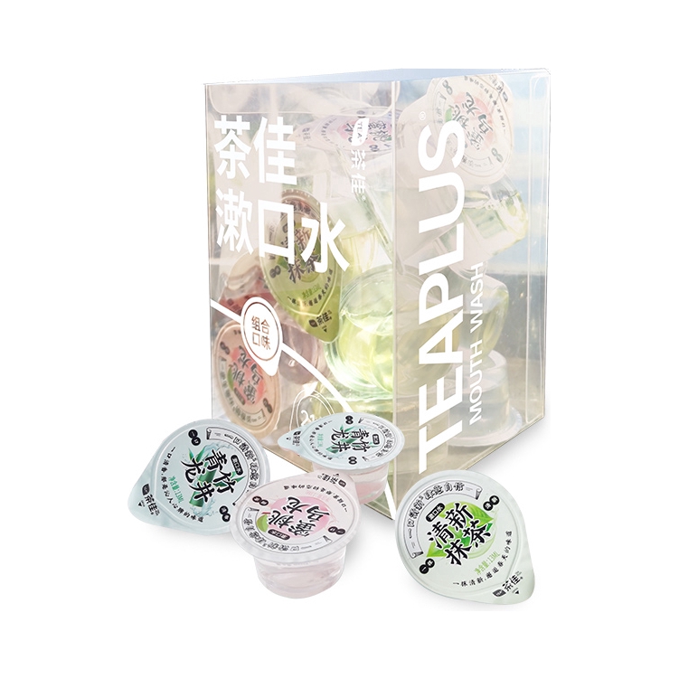推荐商品：Tea Plus/茶佳 口袋果冻杯漱口水组合装 温和清新口气