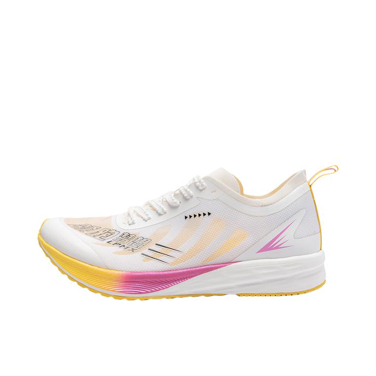 推荐商品：领跑梦想 飞爪 跑鞋 全掌碳板田径训练体考体测开学防水马拉松 粉月色/奶黄色