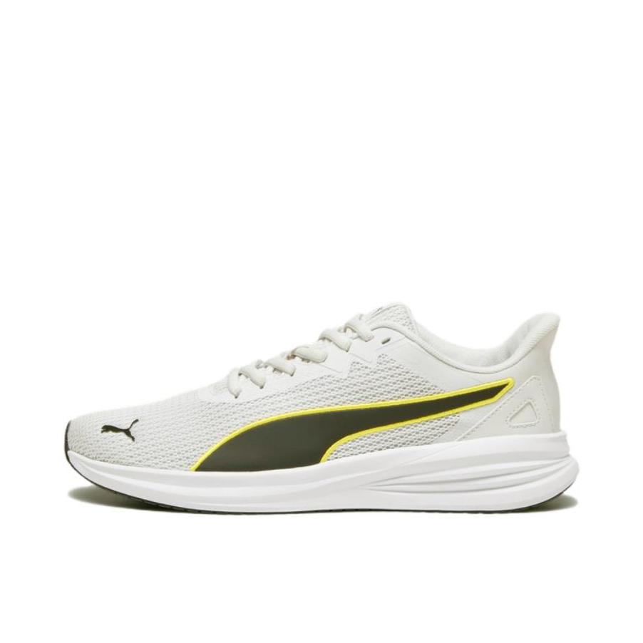 推荐商品：Puma/彪马 Transport Modern 缓震 防滑 跑鞋 灰色/亮黄色/黑色