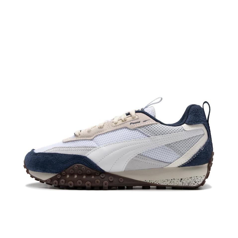推荐商品：Puma/彪马 Blktop Rider 运动休闲鞋 防滑耐磨舒适百搭复古轻便透气 灰色/海军蓝