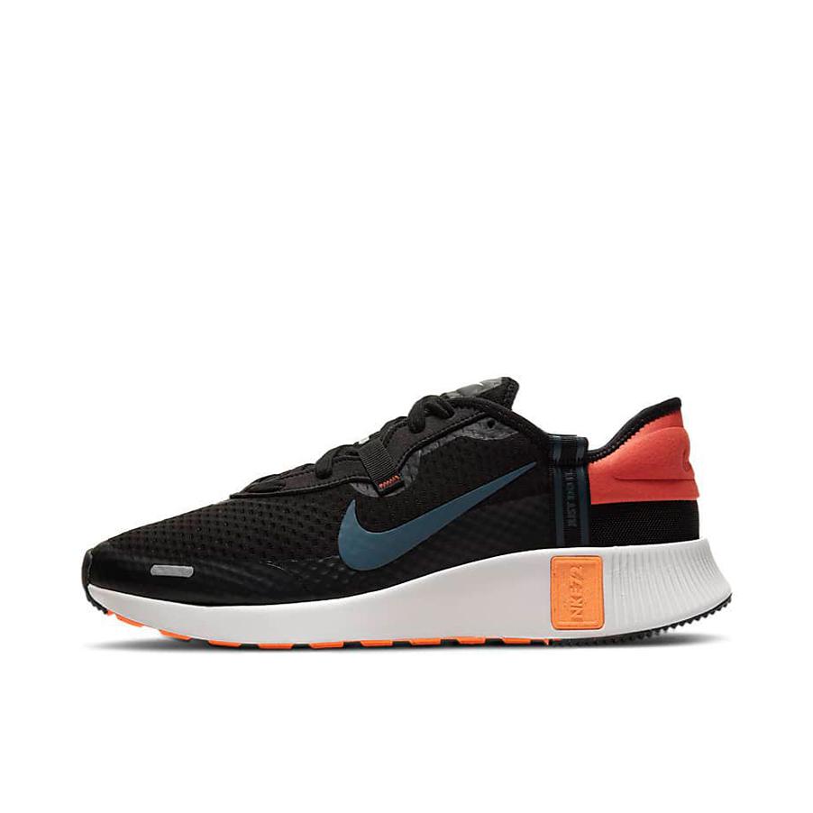 推荐商品：Nike Reposto 防滑耐磨 舒适透气 轻便 织物 简约 跑鞋 黑/蓝/红