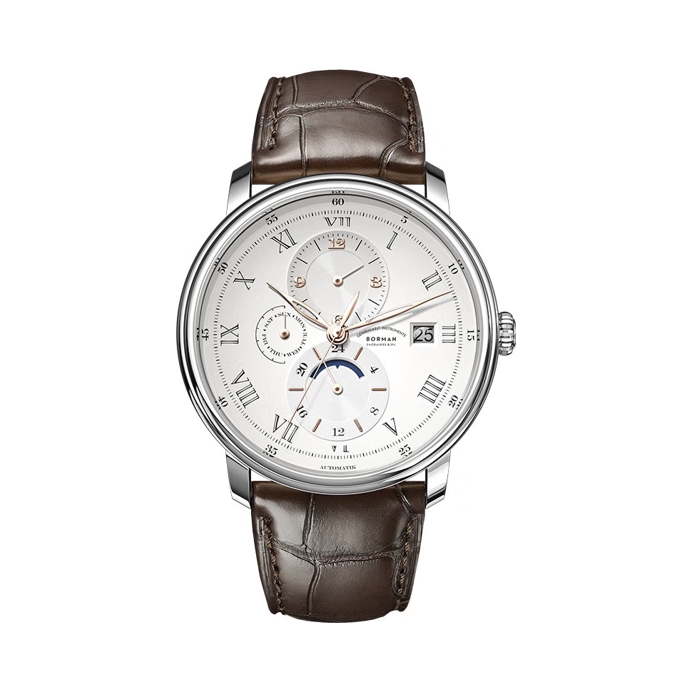 推荐商品：BORMAN/柏曼 星月系列3801系列 超酷防水时尚多功能百搭自动机械男士手表