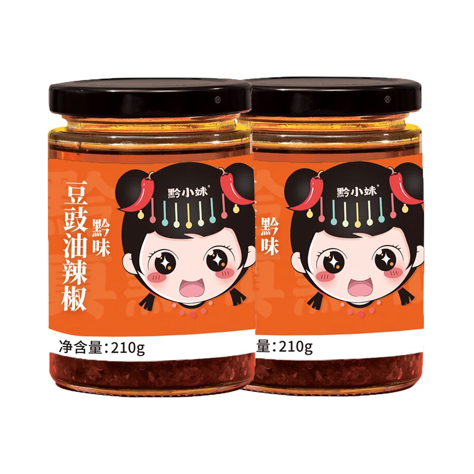 推荐商品：黔小妹 油辣椒 210g 瓶装