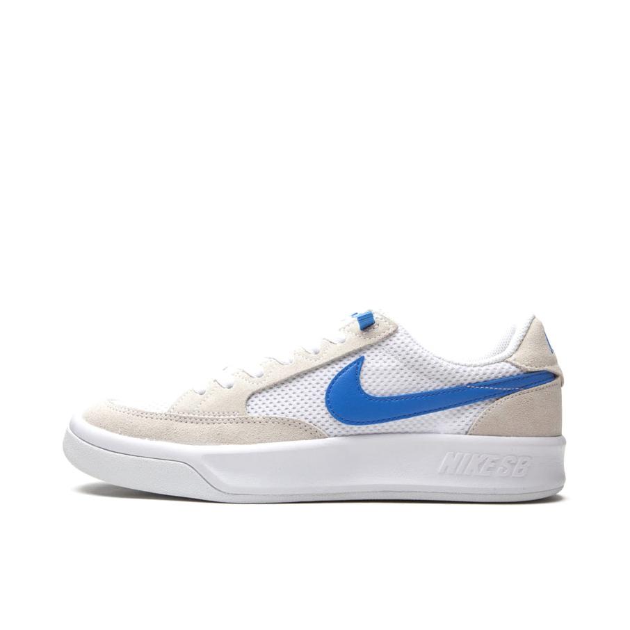 Nike SB Adversary 滑板鞋 板鞋 复古潮流耐磨透气舒适休闲轻便 白蓝