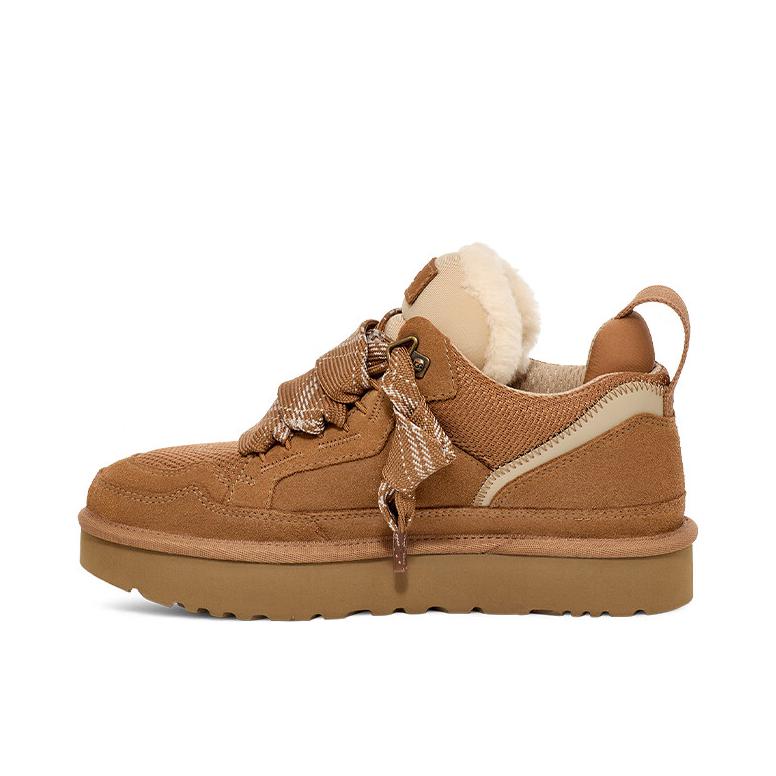 UGG 简约舒适 耐磨 运动 绒面革 加绒 休闲鞋 1144032 栗色