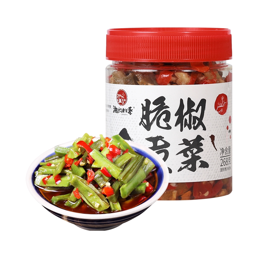 推荐商品：湘约四季 脆椒贡菜 瓶装