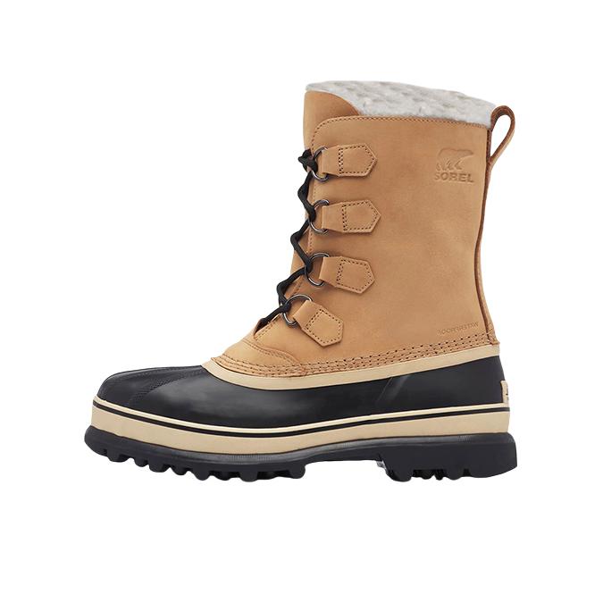 推荐商品：SOREL 防水 系带 短筒 中跟 雪地靴 NM1000281 浅黄色