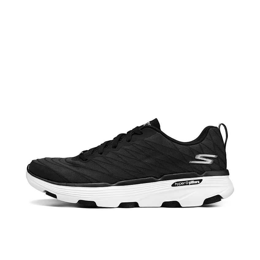 推荐商品：Skechers/斯凯奇 GO RUN 7.0 系带 网布透气 高回弹 织物 舒适缓震 休闲运动 跑鞋 220643 黑色/白色