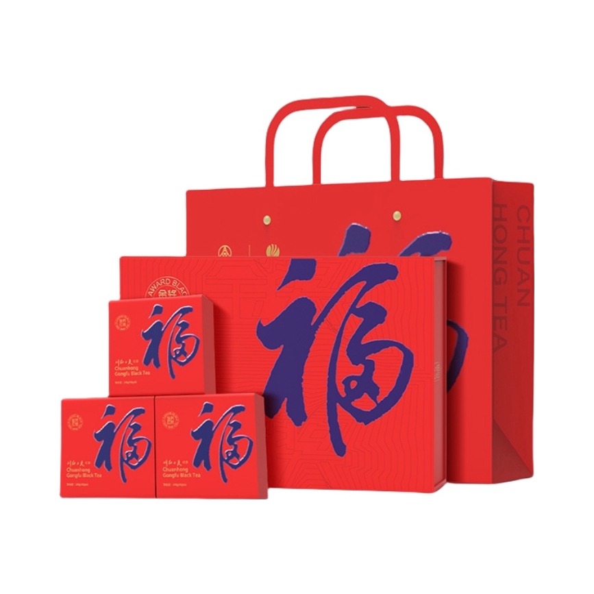 推荐商品：川红 红福 特级 工夫红茶 礼盒装