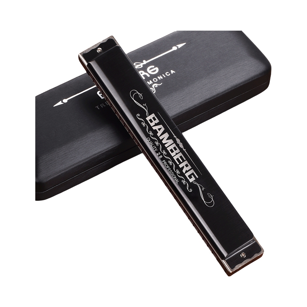 推荐商品：BAMBERG/班贝格 24孔 28孔复音口琴高级成人专业演奏级初学