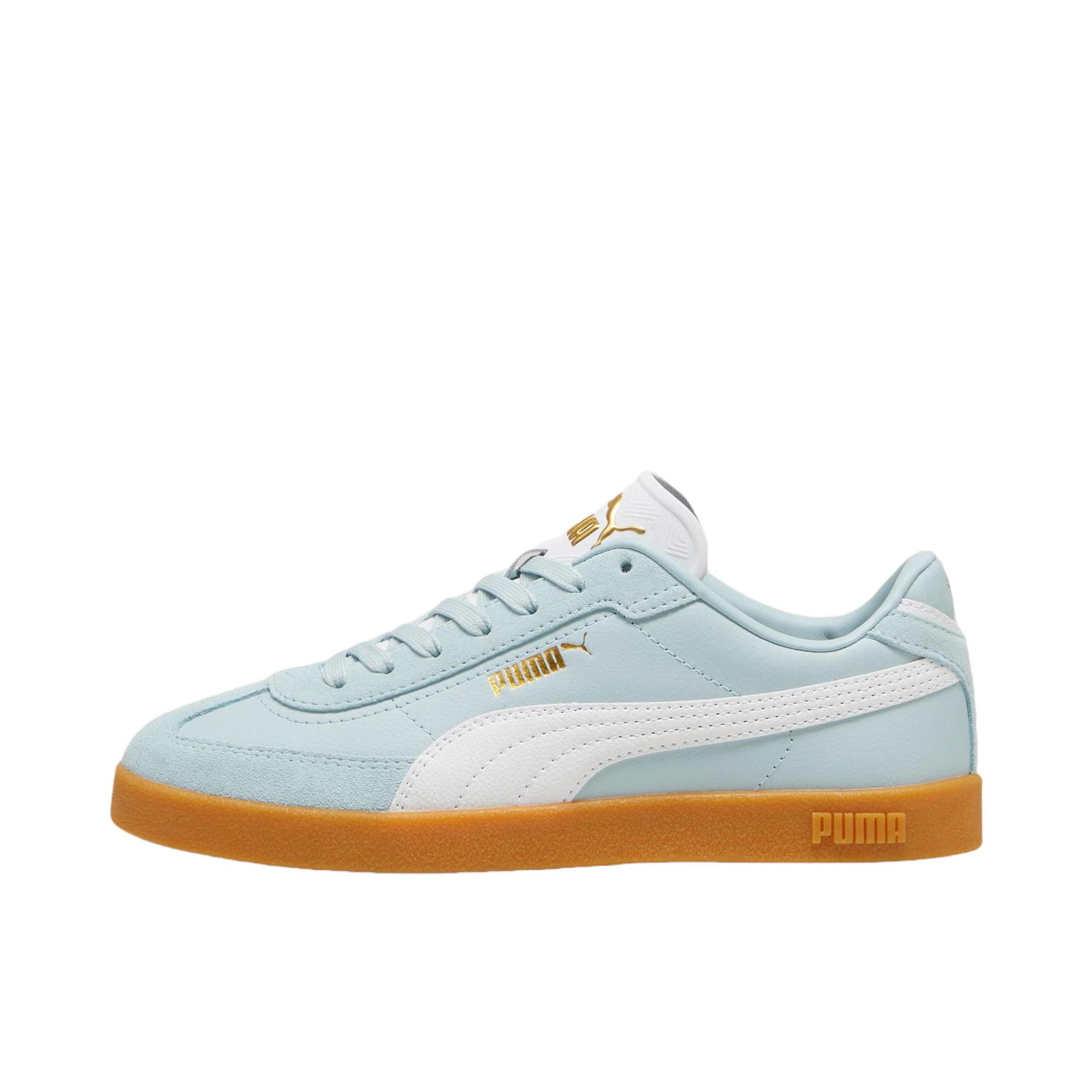推荐商品：Puma/彪马 Club II Era T头鞋 德训鞋 板鞋 薄底防滑耐磨轻便低帮系带复古百搭支撑圆头贴合 蓝色