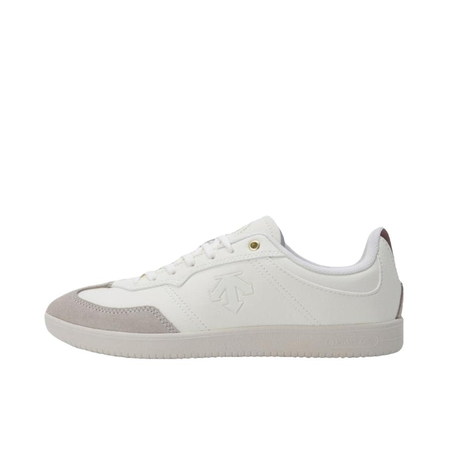 推荐商品：DESCENTE/迪桑特 防滑 低帮 圆头 平跟 板鞋 SP323LSN75-WHT0 白色