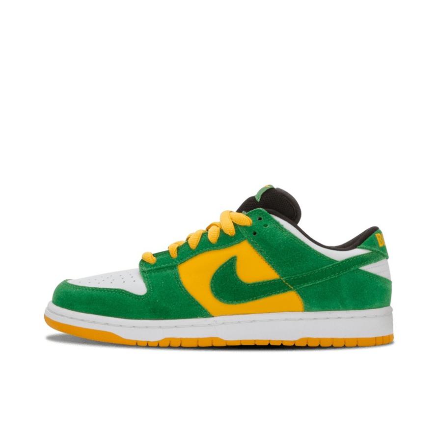 推荐商品：Nike Dunk 板鞋 经典复古百搭 Low Bucks SB/低帮/绿色/黄色