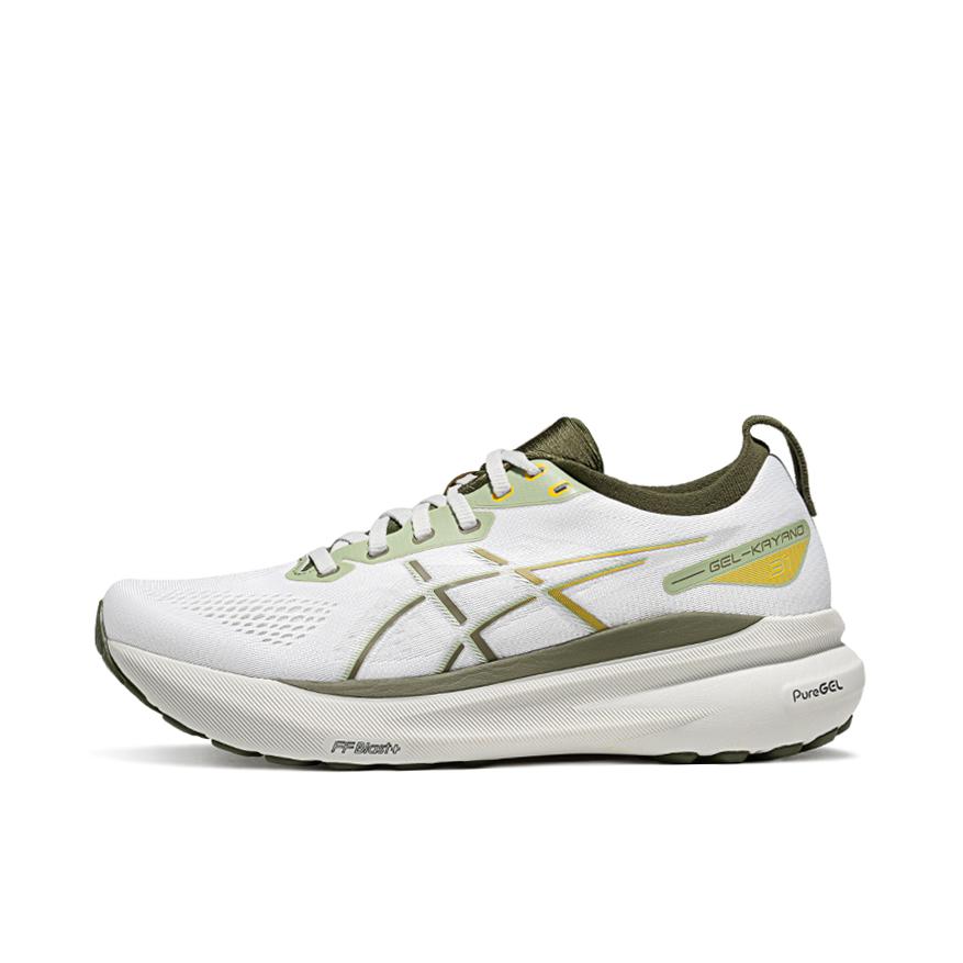 推荐商品：Asics/亚瑟士 Gel-Kayano 31 跑鞋 稳定足弓支撑轻便缓震长跑轻量回弹 白色