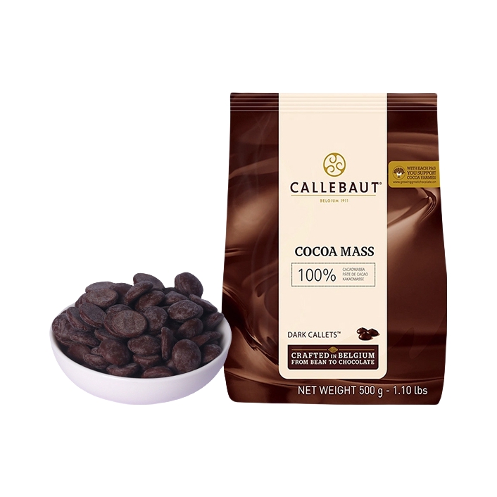 推荐商品：Callebaut/嘉利宝 巧克力豆币 500g 袋装 100%黑巧