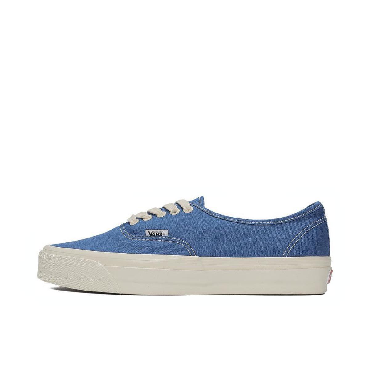 推荐商品：Vans/范斯 Authentic 潮流休闲 轻便舒适 防滑耐磨 百搭运动 复古 板鞋 低帮/白色/蓝色